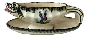 French Faience Saucer Henriot Quimper, circa 1940