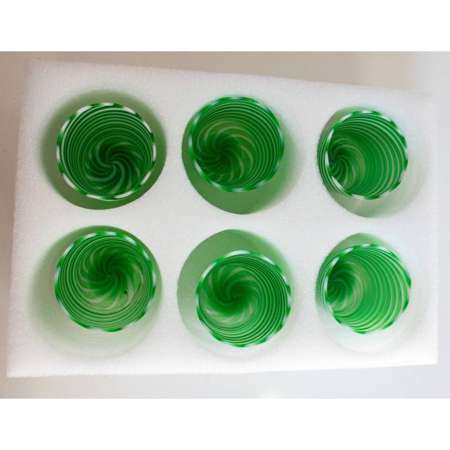 Murano Drinking Glasses by Maryana Iskra for Ribes the Art of Glass, Set of 6 For Sale - Image 4 of 12