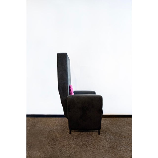 Postmodern Flessuosa Chair by Ugo La Pietra for Busnelli, 1980s For Sale - Image 3 of 7
