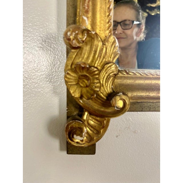 19th Century French Giltwood Mirror For Sale - Image 11 of 13