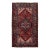 Vintage Handmade Persian Red Medallion Wool Rug 4'3" X 7'2" For Sale