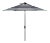 Adelaide Resistant Fashion Line 9 Ft Auto Tilt Umbrella in Navy & White For Sale