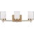 The Zire three light vanity fixture in Satin Brass provides abundant light for your bath vanity, while adding a layer of...