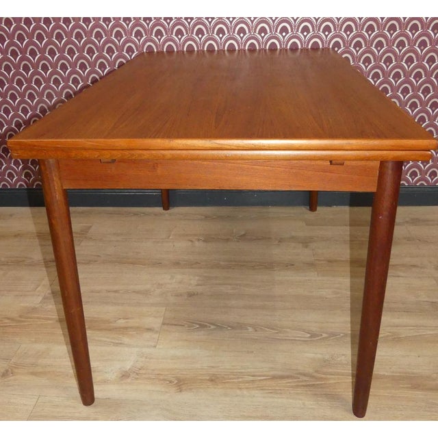 Extendable Teak Dining Table, 1960s For Sale - Image 4 of 15