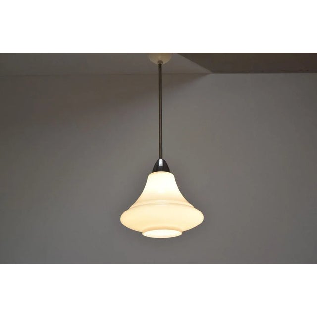 Mid-Century Modern Mid-Century Glass Pendant, 1970s For Sale - Image 3 of 9