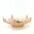 Blush glass bowl. This is a beautiful Viking blush pink matte glass bowl that features a lotus floral motif design....
