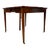 1970s Vintage Wooden Extending Dining Table With Wood Inlay Accents. For Sale