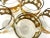 Mid Century 1960s Culver Gold Roly Poly Glassware, Set of 5 For Sale - Image 9 of 9