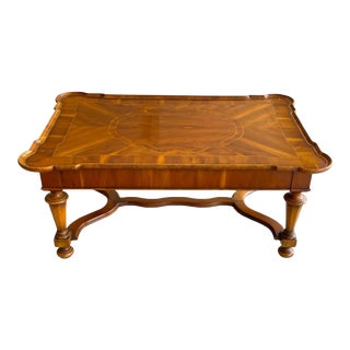 Alfonso Marina 18th C Style Spanish Colonial Inlaid Coffee Cocktail Table For Sale