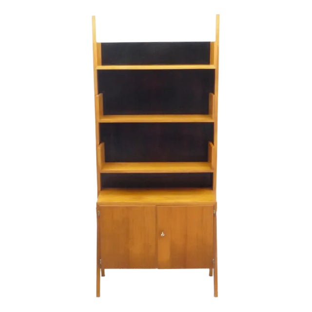 Standing Shelf in Cherry by Heinz Vetter for Wilhelm Renz, 1950s For Sale