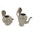 Antique Art Deco Sterling Silver L. Maciel Mexican 3 Piece Tea Coffee Set 1935 For Sale - Image 13 of 17