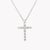 Tiffany and Co. Tiffany & Co. Platinum & Diamond Pendant Cross 16-Inch Necklace For Sale - Image 4 of 18