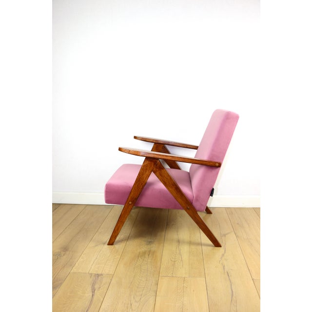 1970s Vintage B-310 Lounge Chair in Pink, 1970s For Sale - Image 5 of 11