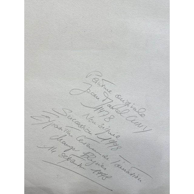 1980s Jean Marcel Cuny, Aircraft, 1978, Original Painting For Sale - Image 5 of 6