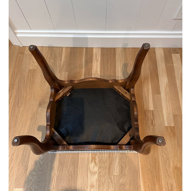 Vintage Ethan Allen French Country Ottomans - A Pair For Sale - Image 9 of 12