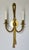 Metal Vintage French 19th. Century Louis XVI Style Bronze Twin-Arm, Rope & Tassel Ormolu Wall Lighted Sconces -Pair For Sale - Image 7 of 17