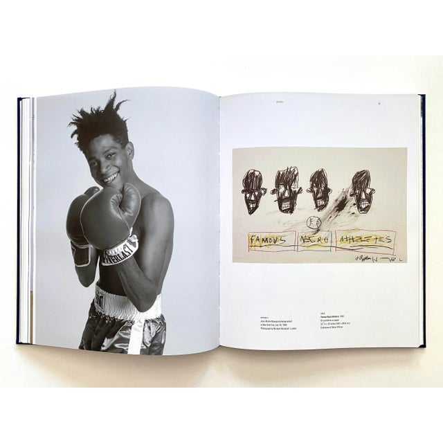 Royal Blue " Jean Michel Basquiat : Drawing " First Edition Lithograph Print Large Hardcover Exhibition Art Book For Sale - Image 8 of 13