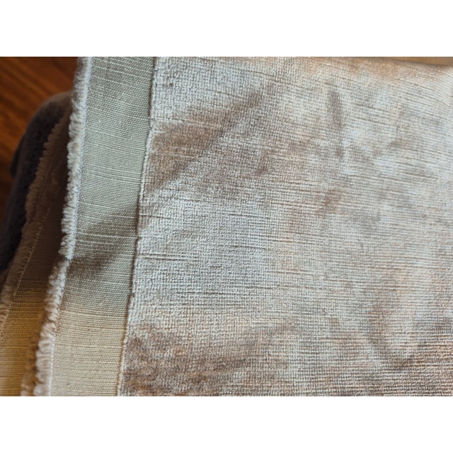 The House of Scalamandre Scalamandre "Paddington" Striated Cotton Velvet- 5 Yards For Sale - Image 4 of 10