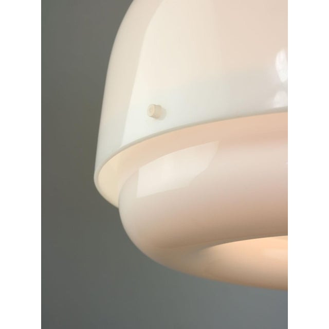 Italian White Medusa Pendant by Luigi Massoni for Guzzini, 1970s For Sale - Image 15 of 18