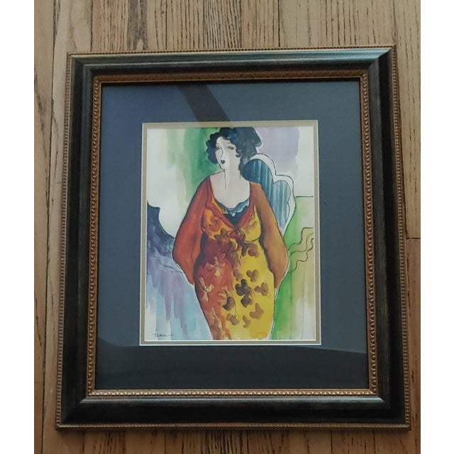 Portraiture Late 20th Century Portrait Watercolor Paintings of a Lady by Patricia Govezensky, Framed - Set of 3 For Sale - Image 3 of 10