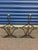 1940s Brass French Wrought Andirons - A Pair For Sale - Image 5 of 5