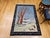 Vintage Persian Tabriz Pictorial Rug, Hand-Knotted Wool, Winter Forest Scene, Blue & Ivory, 4x6 For Sale - Image 4 of 16