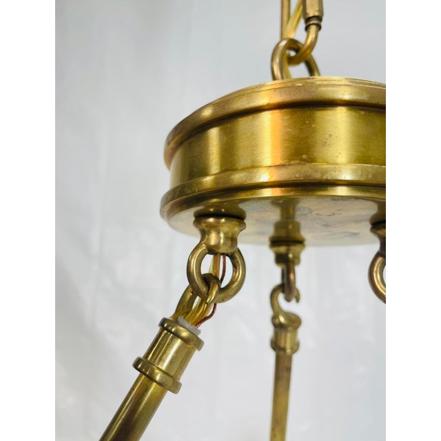 Vintage Chapman & Myers "Launceton" Brass Chandelier for Visual Comfort For Sale - Image 13 of 18