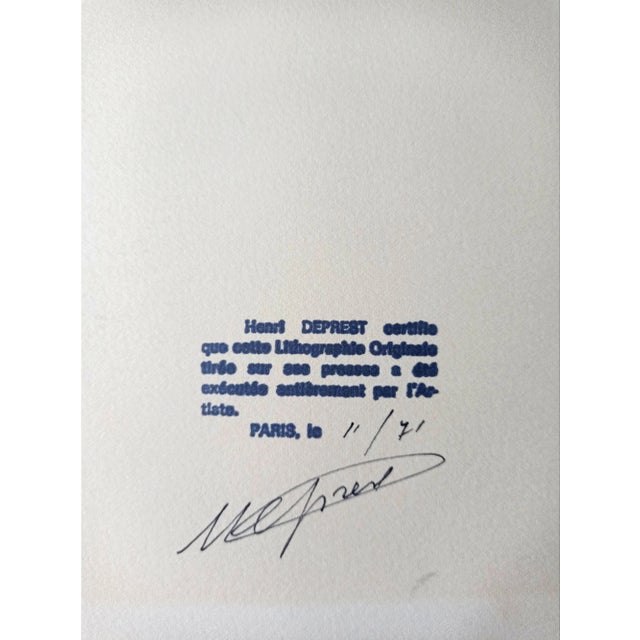 Modern Maurice Legendre, Two Torsos, 1969, Lithograph For Sale - Image 3 of 4