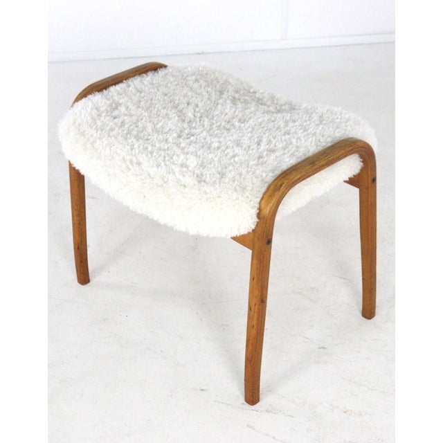 Vintage Lamino Ottoman by Yngve Ekstrom for Swedese, 1960s For Sale - Image 9 of 18