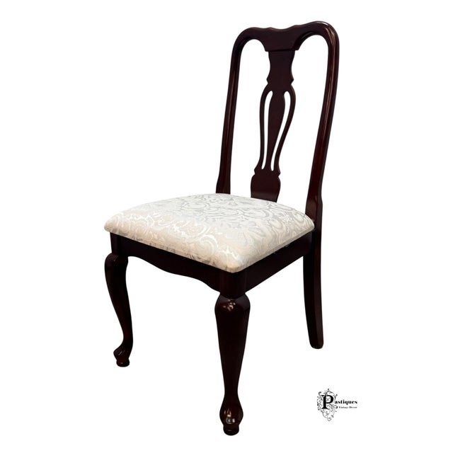 Vintage Chippendale Style Mahogany Dining Chairs - Set of 6 For Sale - Image 9 of 11