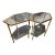 Global Views Hexagon Side Table - Set of Two For Sale