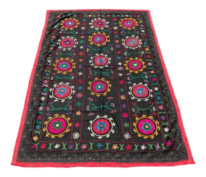 Needlework Crochet Black Suzani