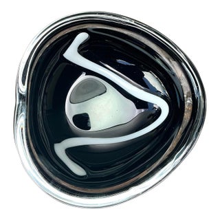 Vintage Orrefors Glass Bowl For Sale