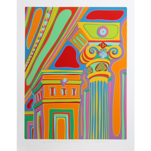 1970s Portfolio, Clayton Pond Screen Prints - Set of 7 For Sale - Image 5 of 10