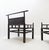 Japanese Meditation Chairs in Lacquered Wood and Rattan, Set of 2 For Sale - Image 9 of 13