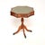 Vintage Top Drum Table in Yew Wood and Leather, 1950 For Sale - Image 9 of 9