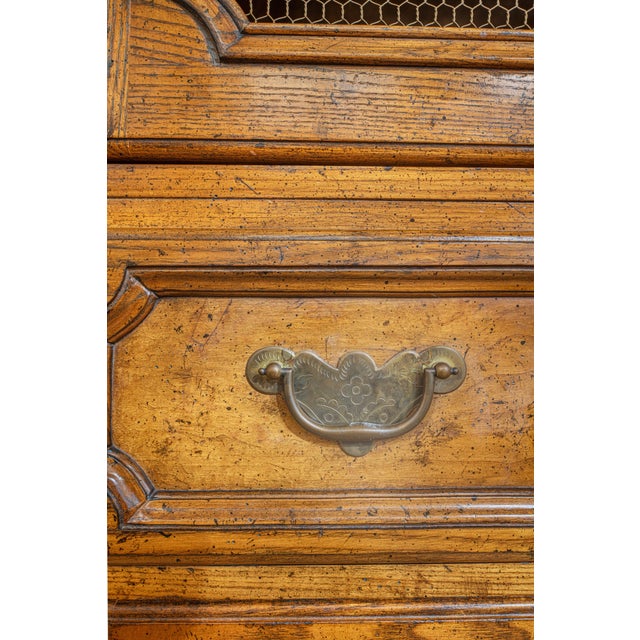 1960s Milling Road by Baker Furniture Breakfront China Cabinet With Secretary Desk – 119” W For Sale In New York - Image 6 of 7