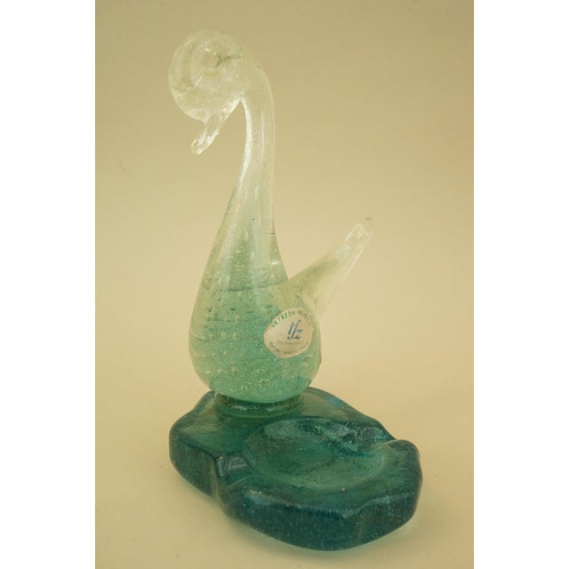 20th Century Murano Glass Swan Sculpture Ashtray by Ermanno Toso for Pulegoso, Italy, 1920s For Sale - Image 8 of 18