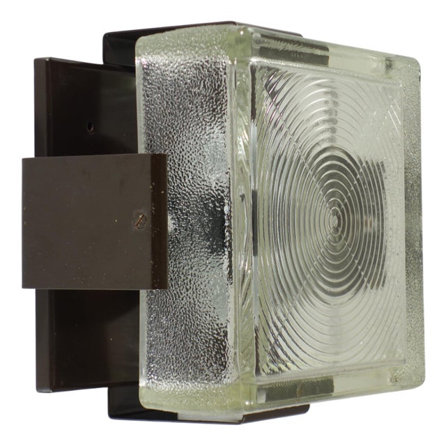 Vintage Italian Space Age Wall Lamp by Claudio Dini, 1970s For Sale