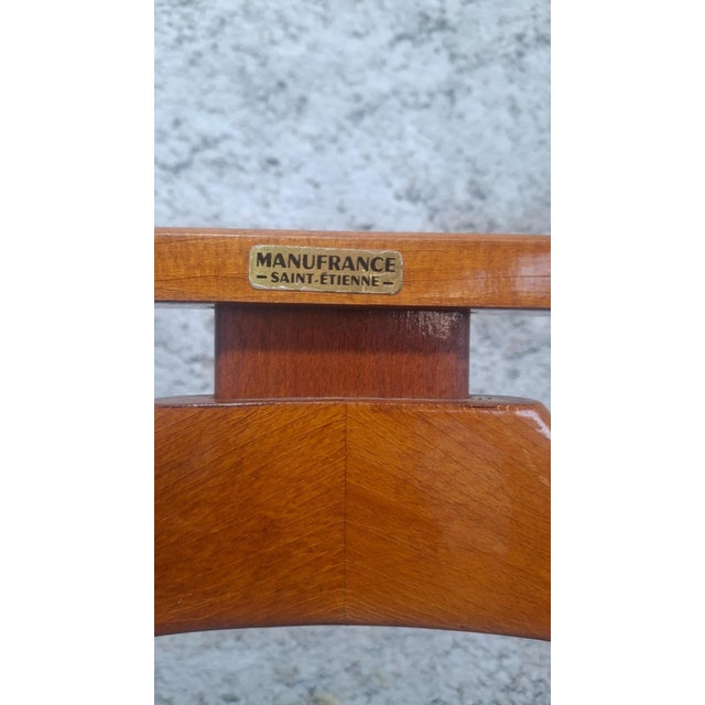 Vintage valet stand produced by manufrance saint-étienne, a french manufacturer whose hallmark is affixed to the top...