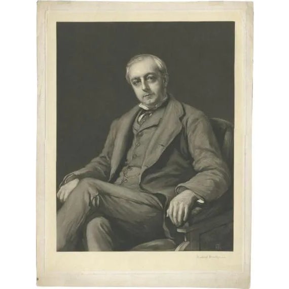 Von Herkomer, Portrait, 1885, Paper For Sale