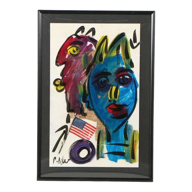 Abstract American Flag, Peter Keil For Sale