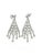 Vintage Diamond Chandelier Earrings, 16 Carats, Platinum, Pair For Sale In Chicago - Image 6 of 7
