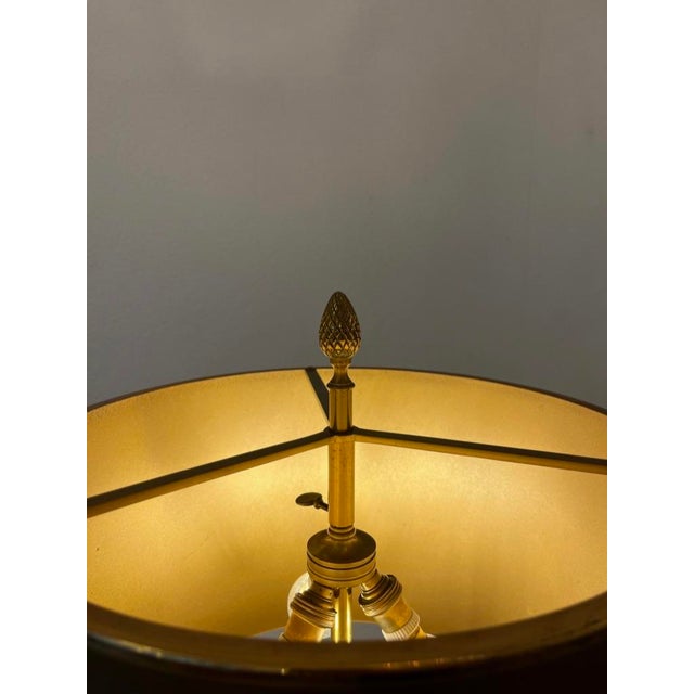 Pine Cone Table Lamp in Brass and Gilt Bronze from Maison Charles, Paris, 1970s For Sale - Image 6 of 14