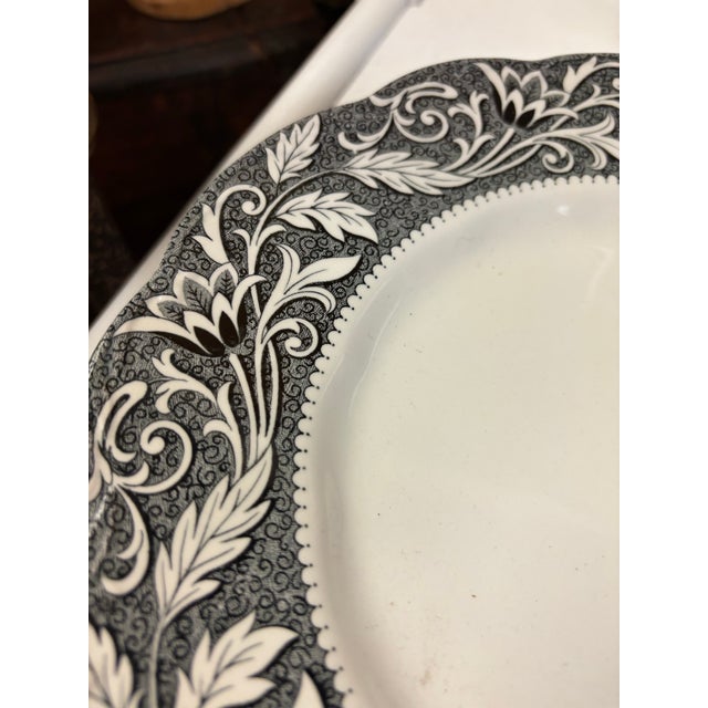 This Vintage J&G Meakin Sterling Colonial Renaissance Ironstone plate is a classic and elegant addition to any table...