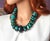 Early 21st Century Hubei Turquoise Beaded Necklace For Sale - Image 5 of 6