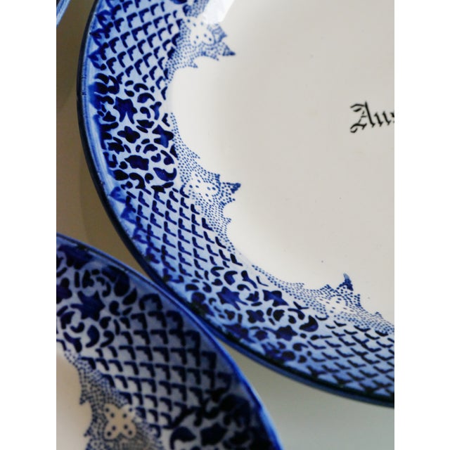 Antique Plates from Colditz, 1890s, Set of 5 For Sale - Image 4 of 6