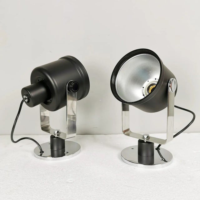 Mid-Century Italian Wall Lamps from Luci Milano, 1970s, Set of 2 For Sale - Image 6 of 6