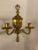 1920's Gilt Bronze Sconces With Acanthus Leaves - Pair For Sale - Image 4 of 9