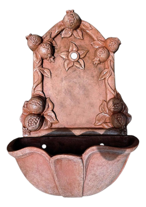 21st Century Terracotta Wall Fountain